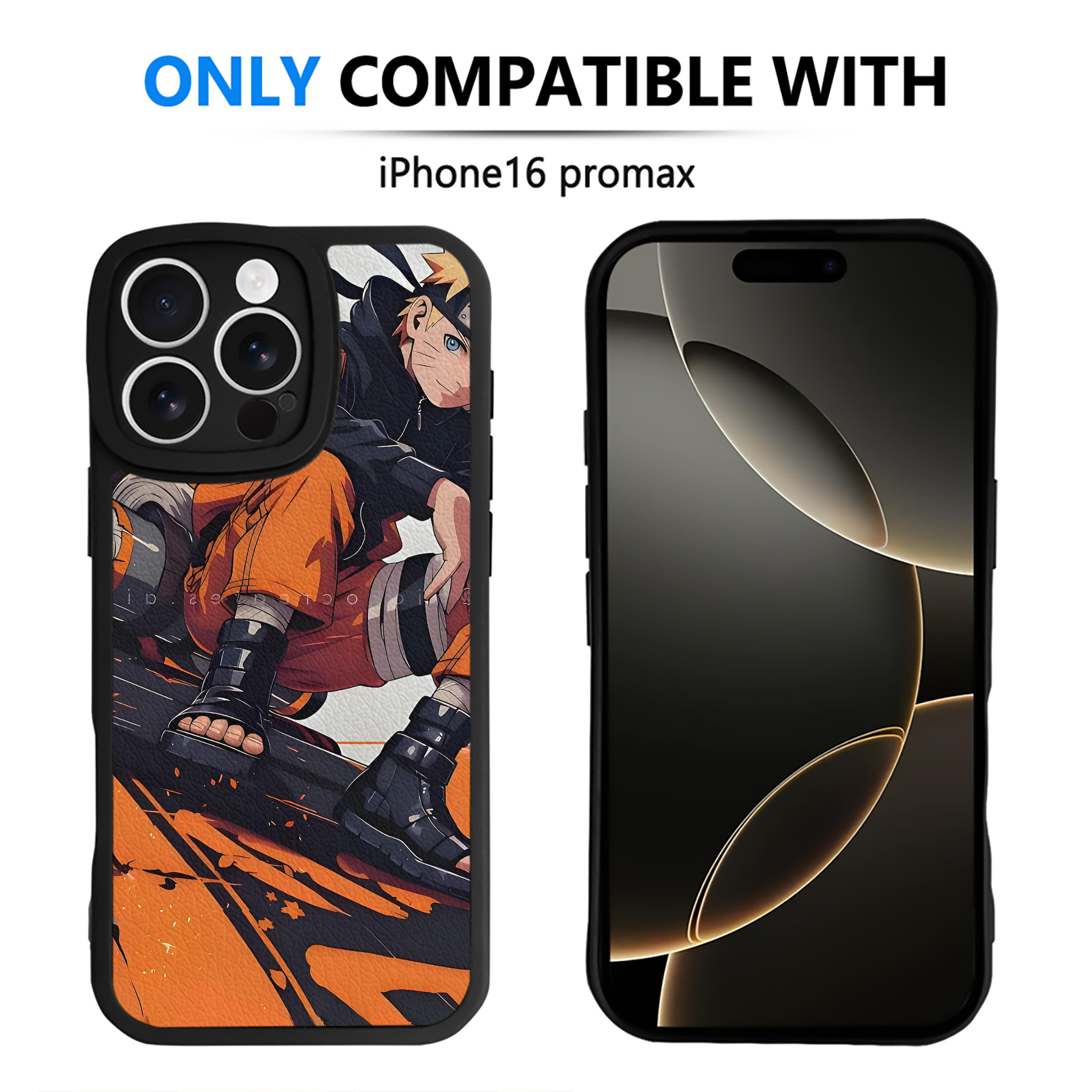 （画像用） NARUTO -ナルト- NARUTO -ナルト- 疾風伝 【iPhone 16シリーズ対応】シリコンスマホケース（レザー調） 材質：シリコン